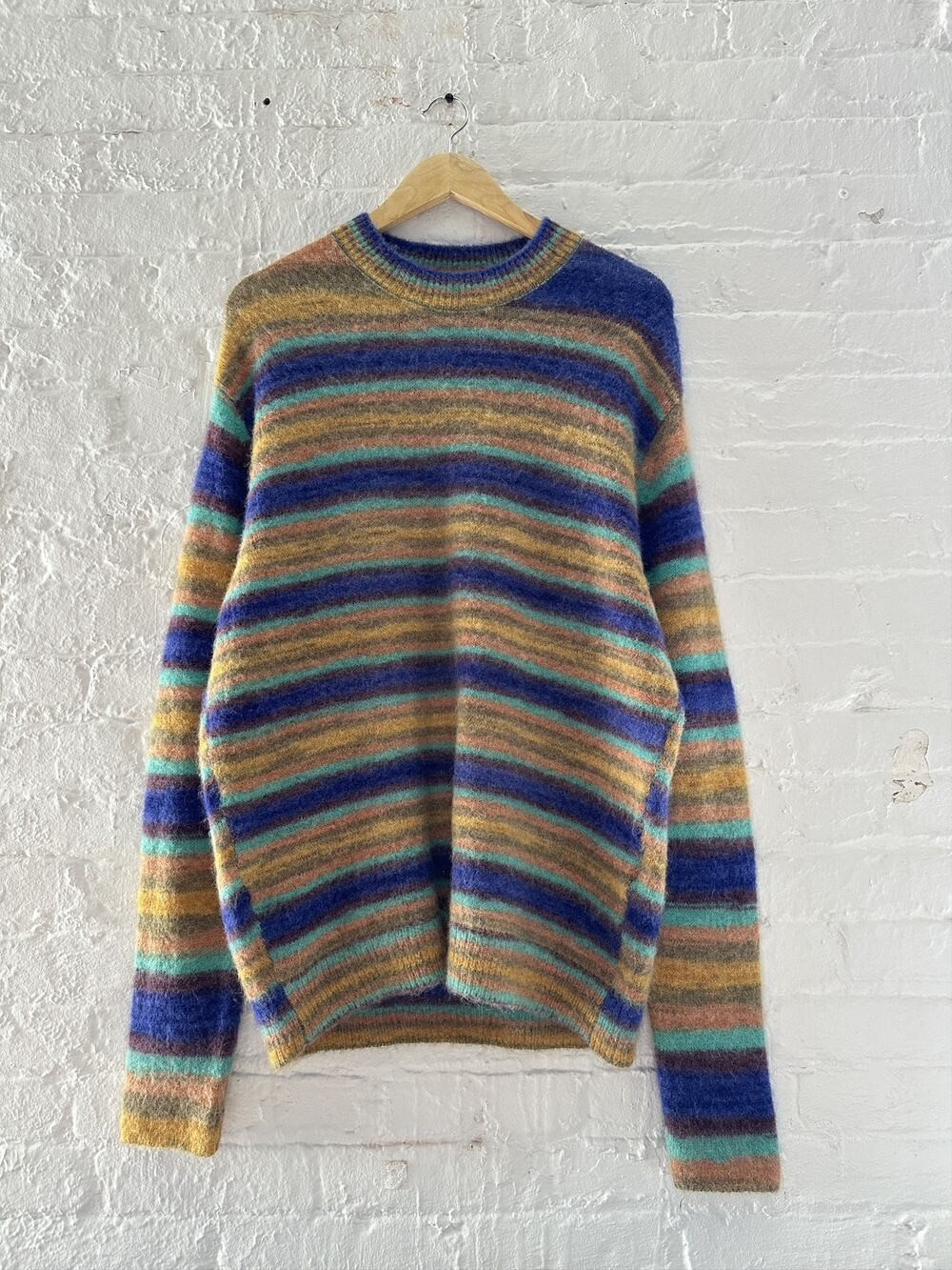 Acne Studios Striped Alpaca/Mohair Sweater